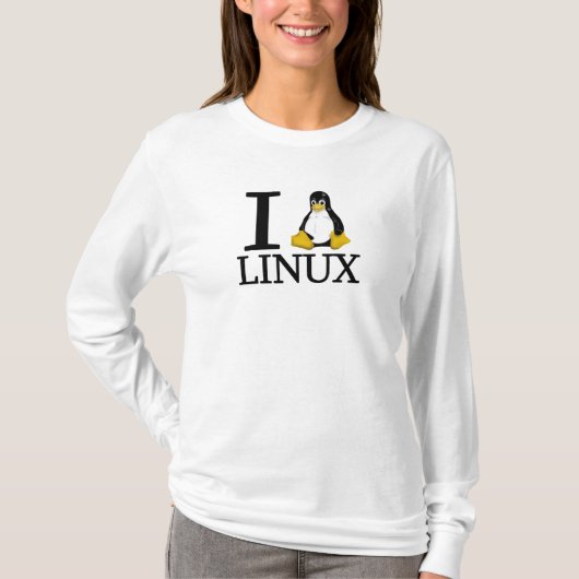 I Penguin Linux 2 T-shirt (Voorkant)