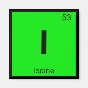 I - Periodieke code jodenchemie Magneet
