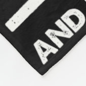 I Pet Dogs I Ski And I Know Things Fleece Deken (Hoek)