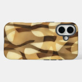 I-Phone 16 Mocha Abstrait Art Coque (Verso (horizontal))