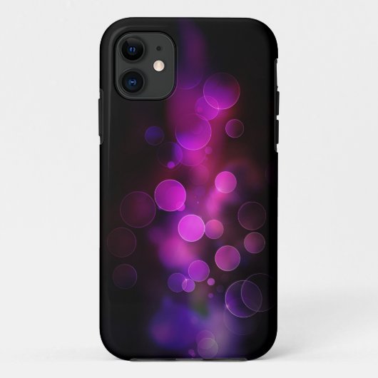 i-Phone 5 Hoesje met Paars Circle Design (Achterkant)