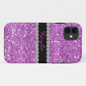 I PHONE CASE LAVENDER CRYSTAL BLOK (Achterkant (horizontaal))