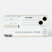 I Phone Case "Manifest Check" iPhone Hoesje (Achterkant horizontaal)