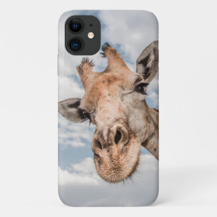 I Phone Case met Giraffe Face