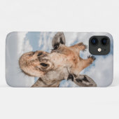 I Phone Case met Giraffe Face (Achterkant (horizontaal))