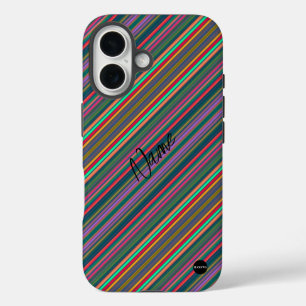 I phone Case Verticale Neon Kleuren HAMbWG