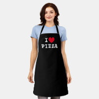 I ❤ Pizza grappig keuken schort voor pizzamaker
