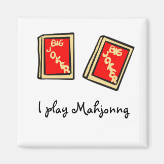 I Play Mahjong Magneet