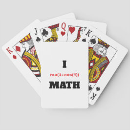 I Polar Equation (I Heart) Wiskunde Pokerkaarten