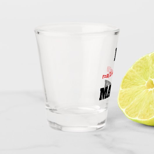 I Polar Equation (I Heart) Wiskunde Shot Glas (Links)
