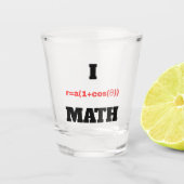 I Polar Equation (I Heart) Wiskunde Shot Glas (Voorkant)