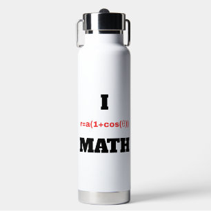 I Polar Equation (I Heart) Wiskunde Waterfles