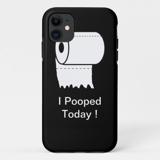 I Pooped aujourd'hui ! coque iphone (Dos)