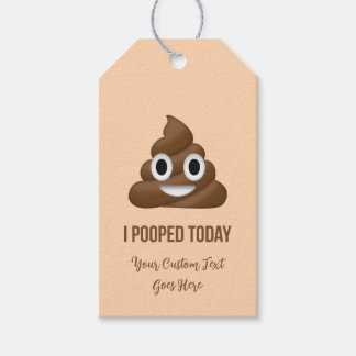 I Pooped Today Smiling Poo Emoticon Custom Cadeaulabel