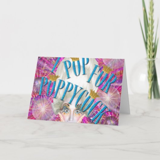 I POP 4 POPPYCOCK KAART (Voorkant)