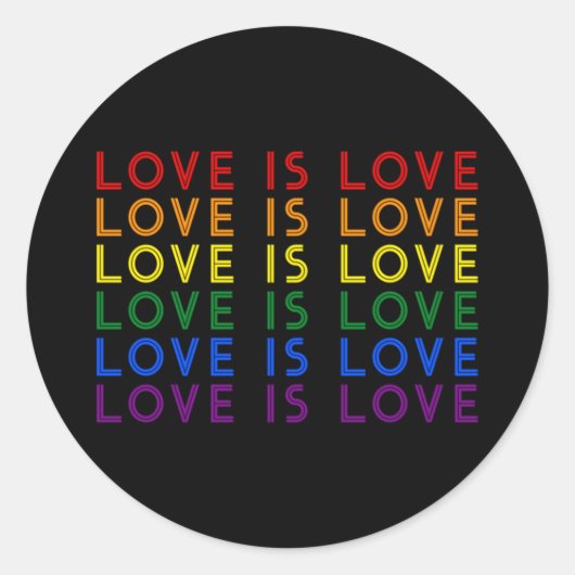I Promise To Teach Love - Diversity, Equality and Ronde Sticker (Voorkant)