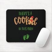 I Put A Cookie In That Oven Couples Christmas Preg Muismat (Met muis)