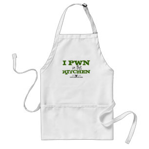 I Pwn dans le tablier de cuisine