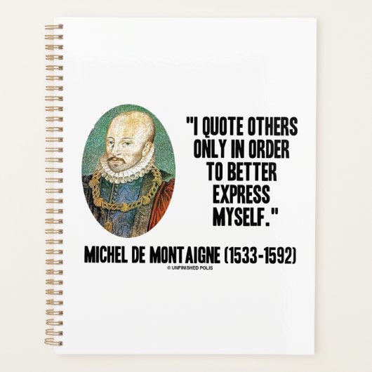 I quota Others Better Express Myself de Montaigne (Devant)