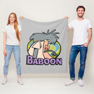 I.R. Baboon Character Badge Fleece Deken