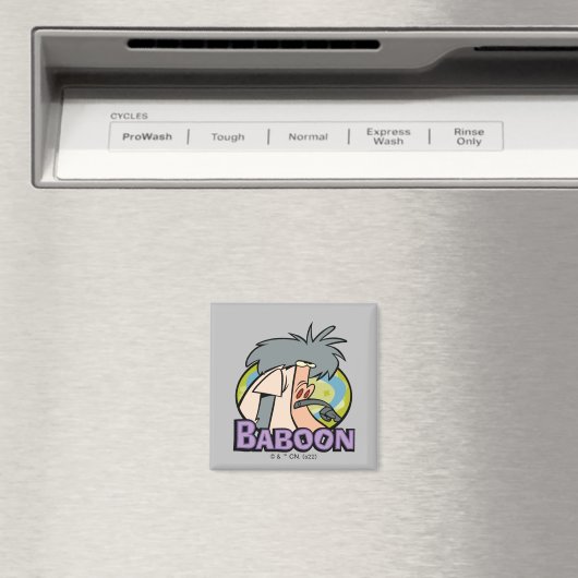 I.R. Baboon Character Badge Magneet (Insitu (Vaatwasser))