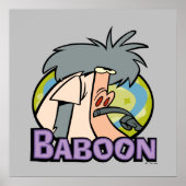 I.R. Baboon Character Badge Poster (Voorkant)