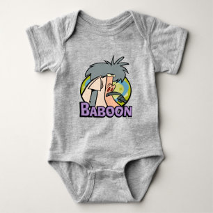 I.R. Baboon Character Badge Romper