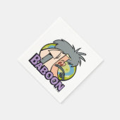 I.R. Baboon Character Badge Servet (Hoek)