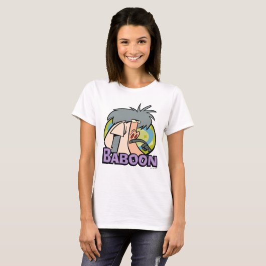 I.R. Baboon Character Badge T-shirt (Voorkant volledig)