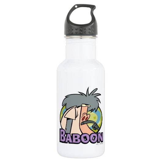 I.R. Baboon Character Badge Waterfles (Voorkant)