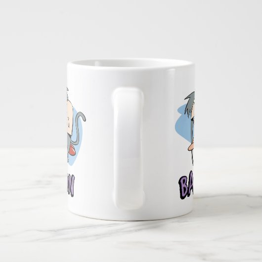 I.R. Baboon Character Graphic Extra Grote Beker (Achterkant)