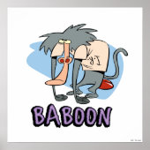 I.R. Baboon Character Graphic Poster (Voorkant)