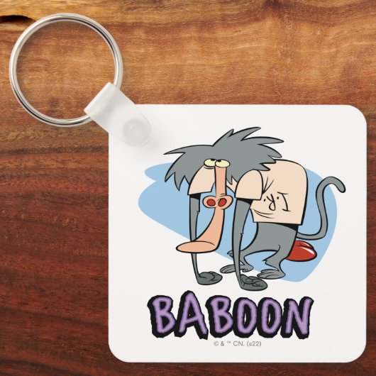 I.R. Baboon Character Graphic Sleutelhanger (Voorkant)