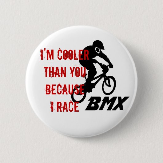 I Race BMX Button (Voorkant)