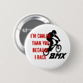 I Race BMX Button (Voorkant /achterkant)
