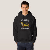 I Raise Tiny Dinosaurs Bearded Dragon Hoodie (Voorkant volledig)