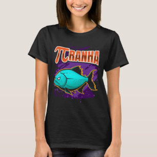 Ï€RANHA Roofdier Wiskunde T-shirt