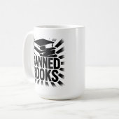 I Read Banned Books Koffiemok (Voorkant links)