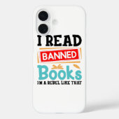I Read Banned Books Librarian Reader Case-Mate iPhone Case (Achterkant)