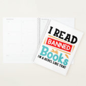 I Read Banned Books Librarian Reader Planner (Display)