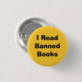 I ReadBannedBooks Ronde Button 3,2 Cm (Voorkant /achterkant)