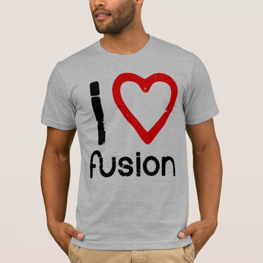 I (RED) Heart Fusion T-shirt (Voorkant)