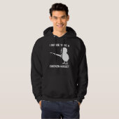 I Refuse to be a Chicken Nugget Hoodie (Voorkant volledig)