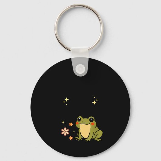 I Refuse To Lose My Whimsy – Cute Frog Quote Funny Sleutelhanger (Voorkant)