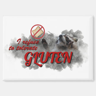 I Refuse To Tolerate Gluten meme Magneet