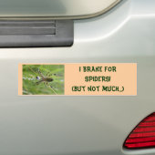 I REM FOR SPIDERS (not many) bumper sticker (Op auto)