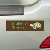 I Rem voor Bumpersticker van schildpadden (Op auto)