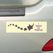 I Rem voor Bumpersticker van schildpadden (Op auto)