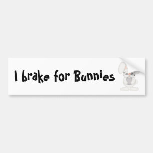 I rem voor Bunnies Bumpersticker