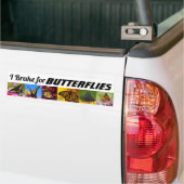 I Rem voor Butterflies Bumpersticker (Op Truck)